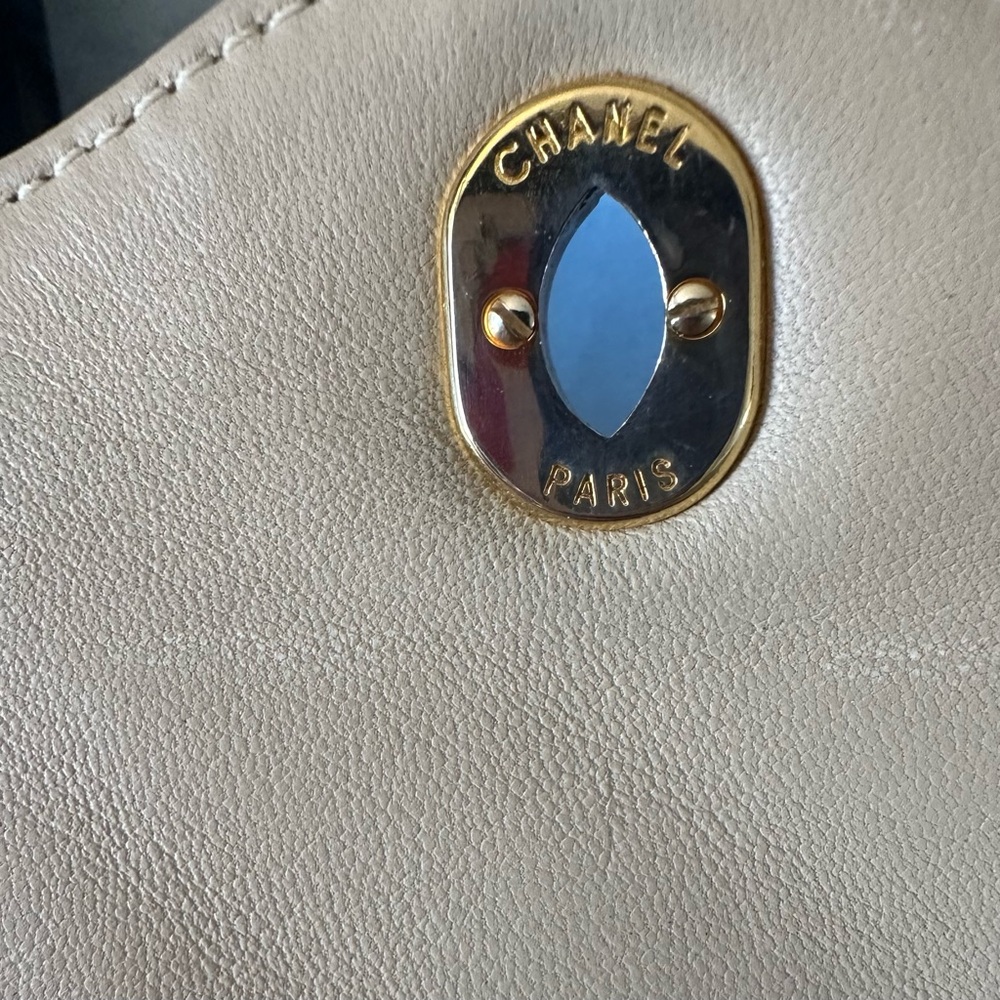 Chanel Paris 25 limited double flap quilted lambskin shoulder bag  w/ COA - Picture 14 of 17